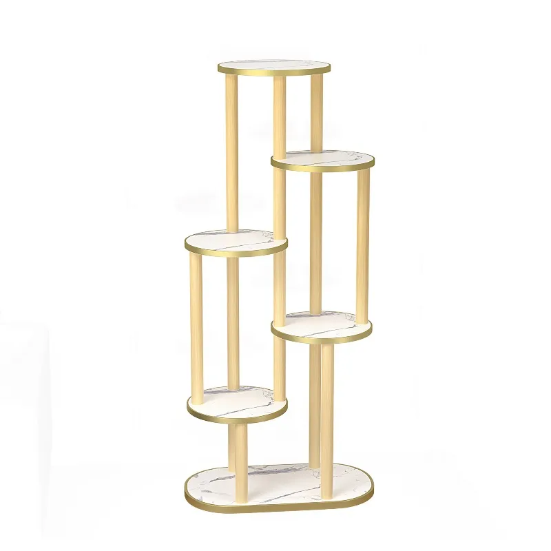 

Sub-floor multi-layer balcony flower pot rack, high-end light luxury dill plant storage rack