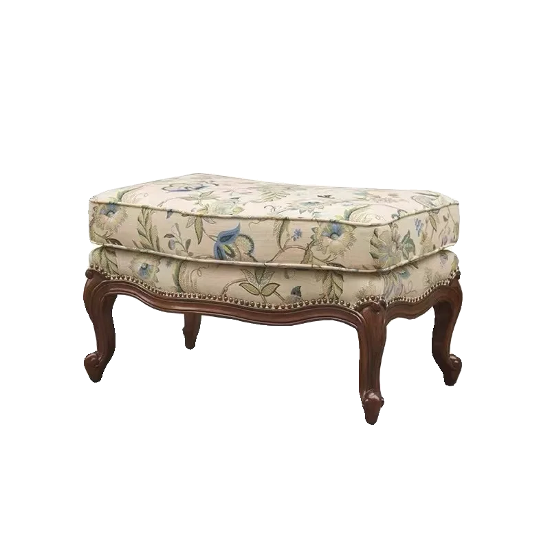 Solid wood sofa tiger chair living room single person sofaretro vintagelight luxuryhigh back jacquard