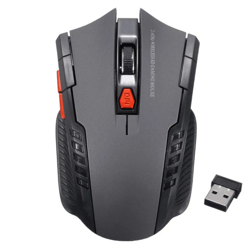 

2.4G Wireless Mouse 1600DPI Optical Mouse Gamer for Computer 6 Buttons Wireless Mice with USB Receiver for PC Laptop Accessories