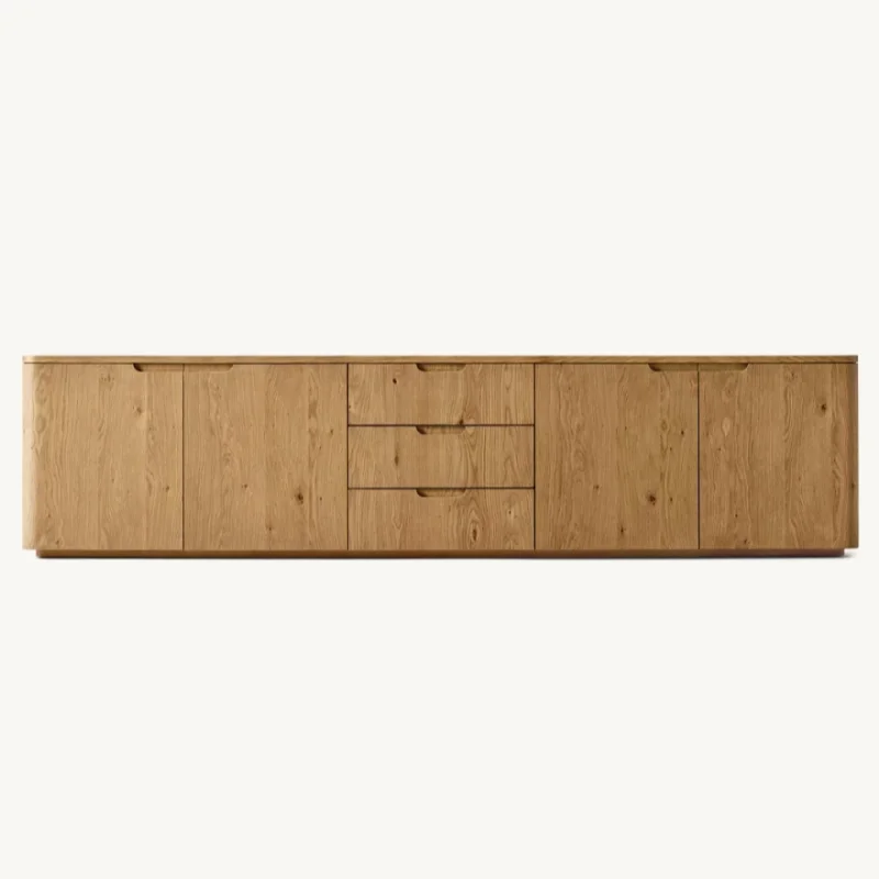 ！@Exquisite High-grade Wooden TV Cabinet Villa Club Can Customize the Dining Side Cabinet Export Storage Living Room Furniture