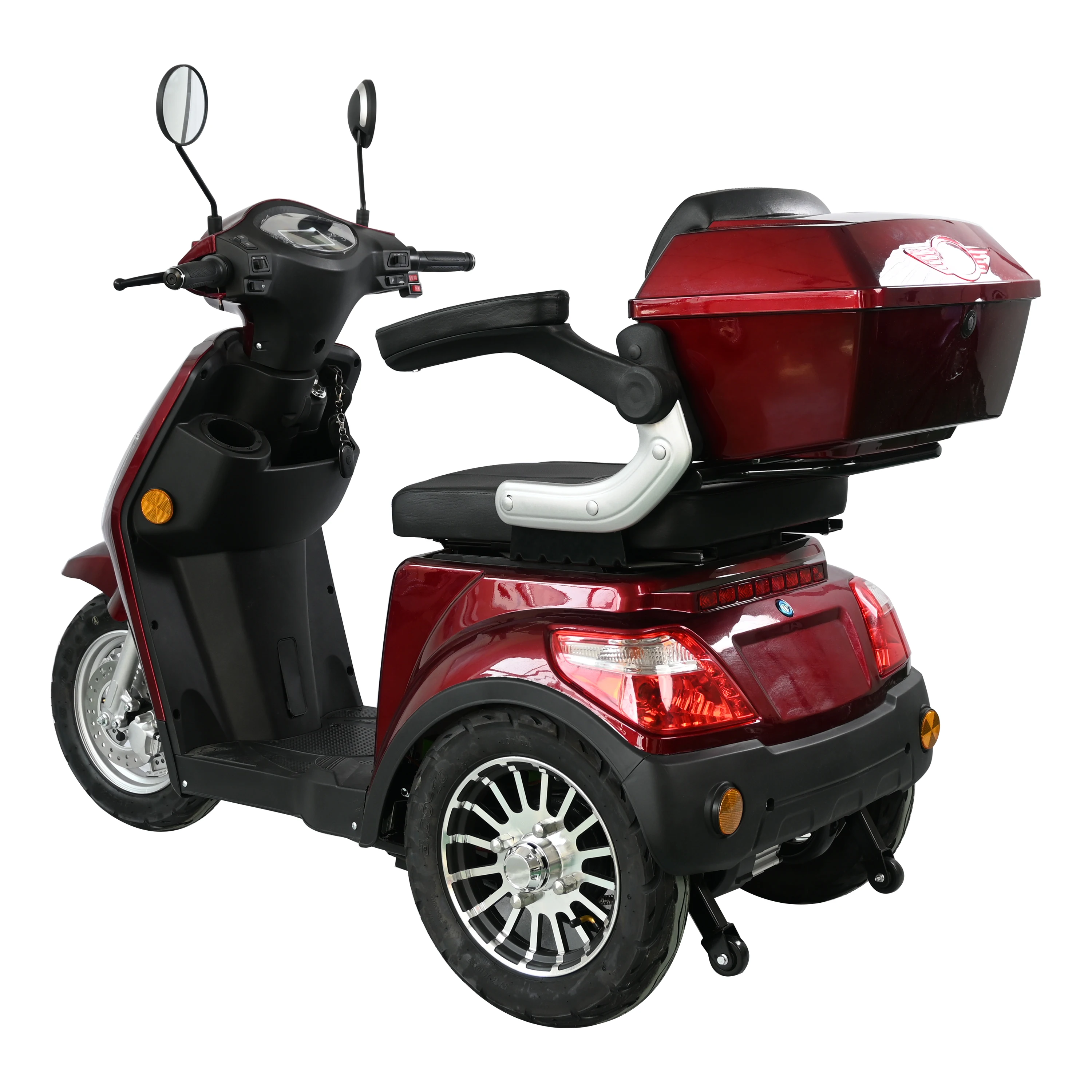 Hot Sale New Adult 3-Wheel Electric Tricycle with Open Roof 60v Voltage Direct From China