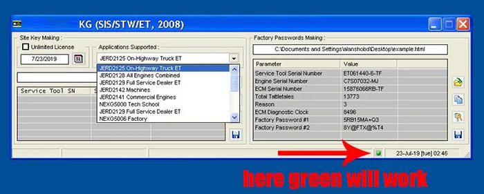 لكلمات مرور مصنع CAT ET صنع مولد Keygen 10 أرقام يدعم Windows XP/Vista/7/8/10 #2