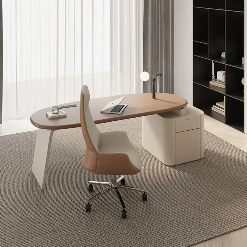 Height Table Computer Desk Accessories Midi Room Desks To Study Seating Auxiliary Writing L Shaped Reading Tv Workstation White