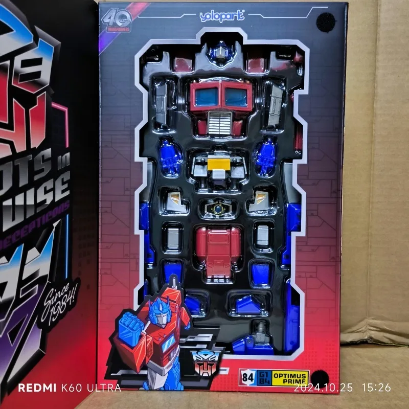 In Stock Hasbro Transformers Assembled Mobile Model Robot G1 Megatron Optimus Prime 20cm G1882 Hobbies Collected Holiday Gifts