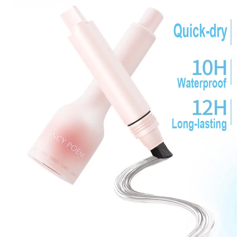 Stylo à sourcils liquide fluide multi-usage poème fantaisie 1.55ml, maquilleur professionnel pour les yeux, crayon à sourcils sauvage longue durée imperméable