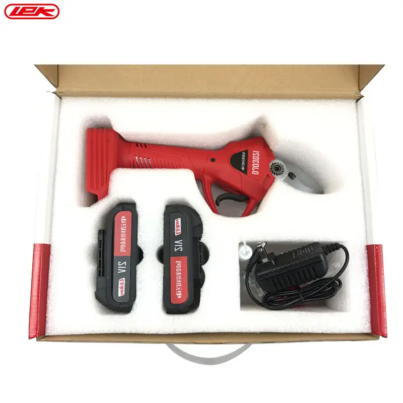 high performance Li-Ion Battery Pruners 32mm Electrical Loppers Coffee Tree Electric Cordless Scissors