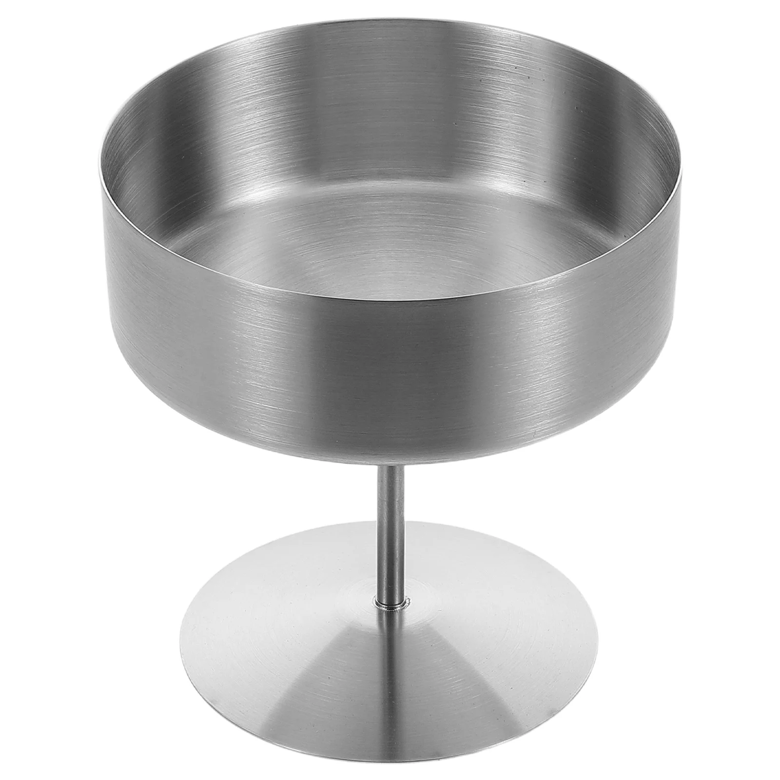 

400Ml Metal Dessert Cup Stainless Steel Footed Ice Cream Bowl for Pudding Fruit Salad Snack Serving Small Stainless Steel