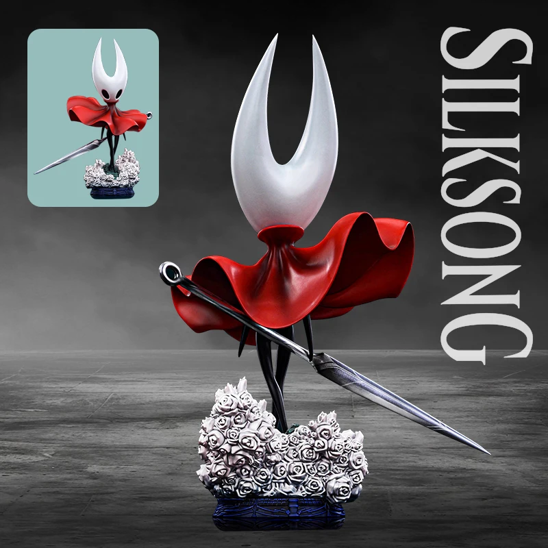 28 cm Hollow Knight Actiefiguren De Bleke Koning Gk Figuren Anime Game Cartoon Duivel Speelgoed Ornamenten Model Vrienden HORNET