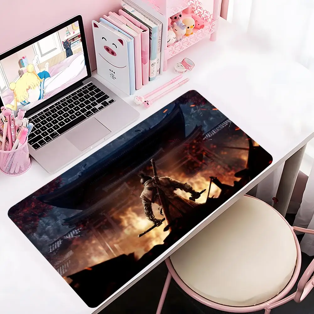 

Sekiro Shadows Die Twice Mouse Pad Mousepad Large Gaming LockEdge Thickened Computer Keyboard Table Desk Mat