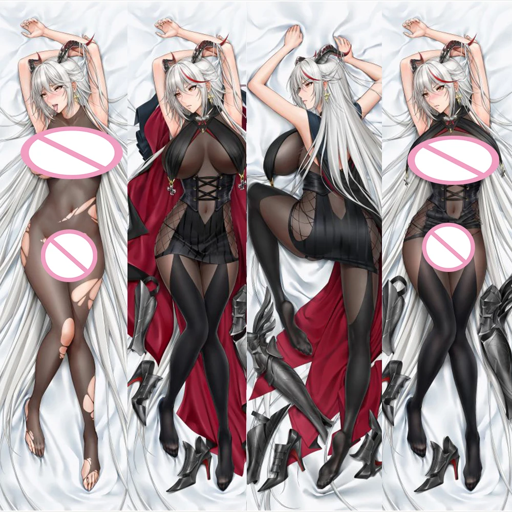 NEW Game KMS Agir Azur Lane Cosplay Cheongsam Theme Sexy Long Dakimakura Hing Body Anime Pillow Case Otaku Cushion Cover Gift