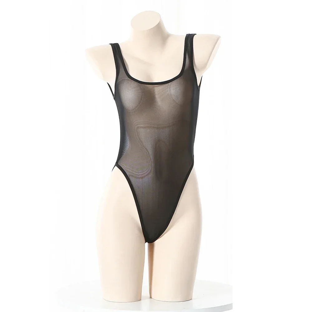 

Sexy Lingerie Women Erotic See-Through Suspender Bodysuit Tights Mesh Backless Breathable Jumpsuit Sexy Outfit