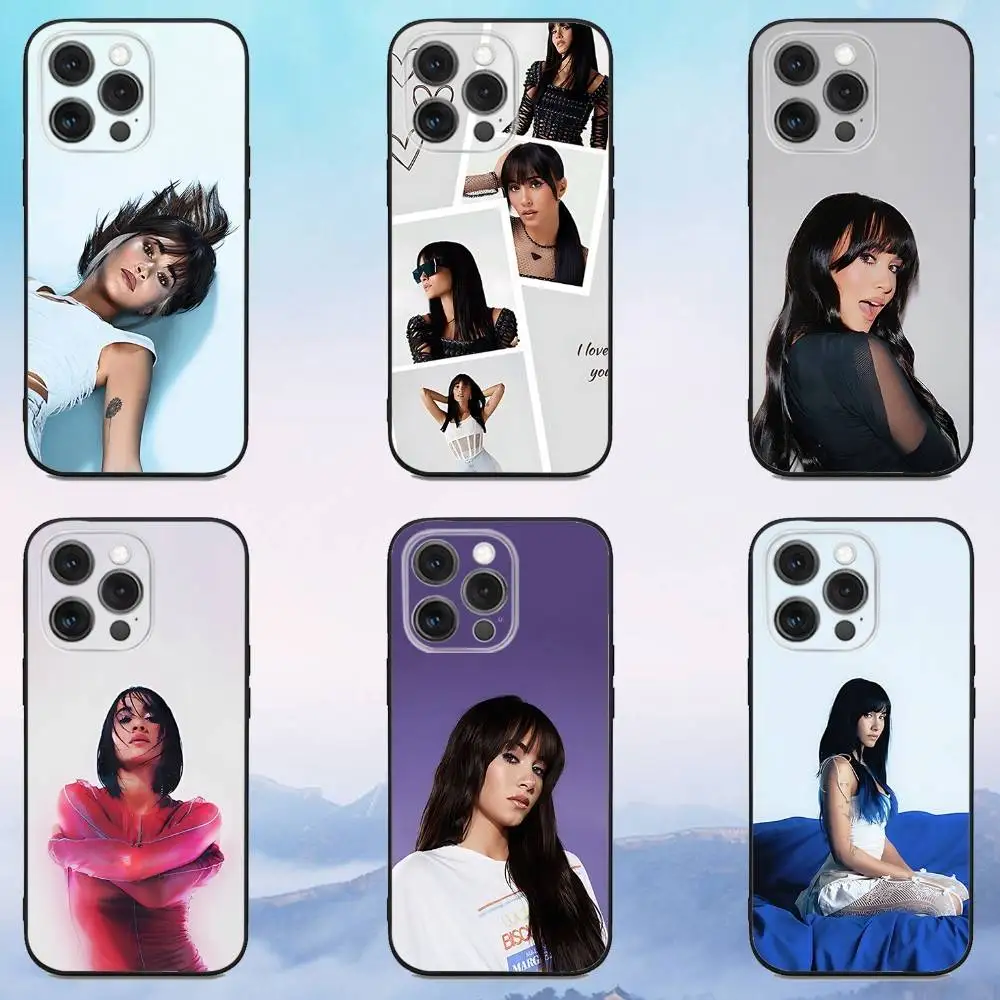 

Singer A-Aitana Phone Case For iPhone 17,16,15,14,13,12,Pro,Max,Plus,E,SE4,Air,Mini Black Soft Cover