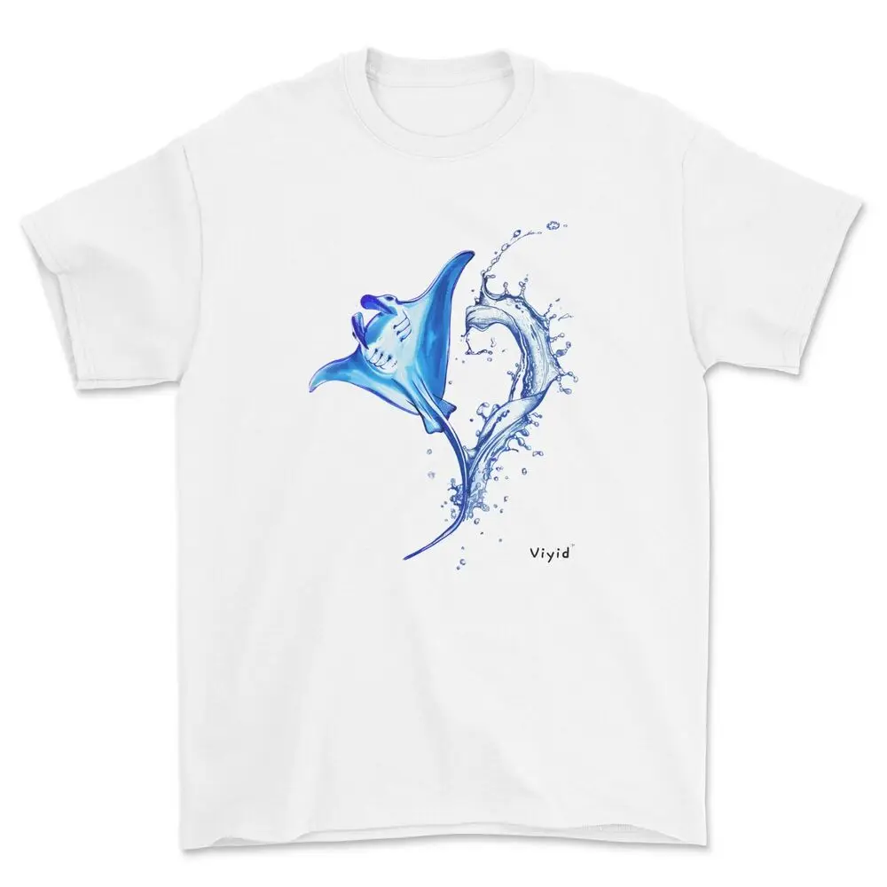 Sea Manta T-shirt Ocean Lovers Unisex T-shirts For Men Women Summer Tees Cotton Luxury Brand Oversized