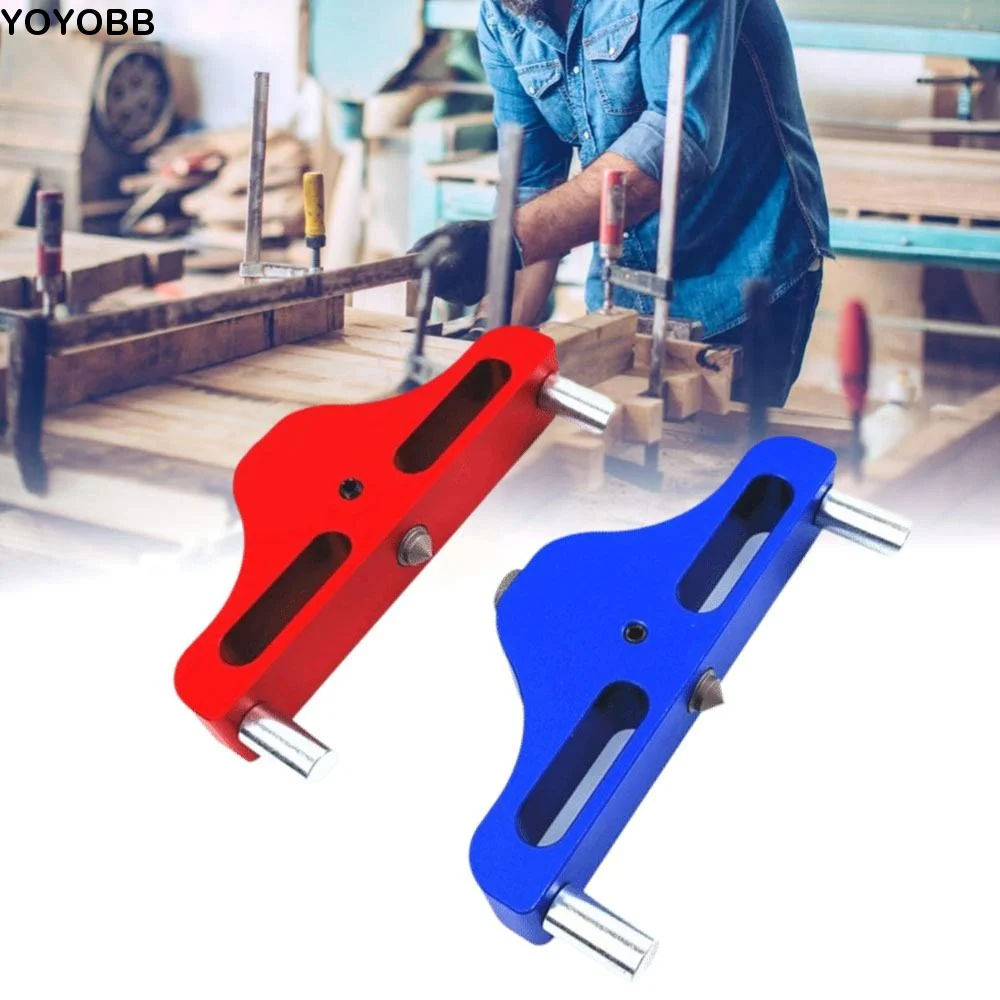 

Aluminum Alloy Center Finder Accurate Scale Easy To Use Alignment Center Finder Blue Red Color High Accuracy Line Scriber