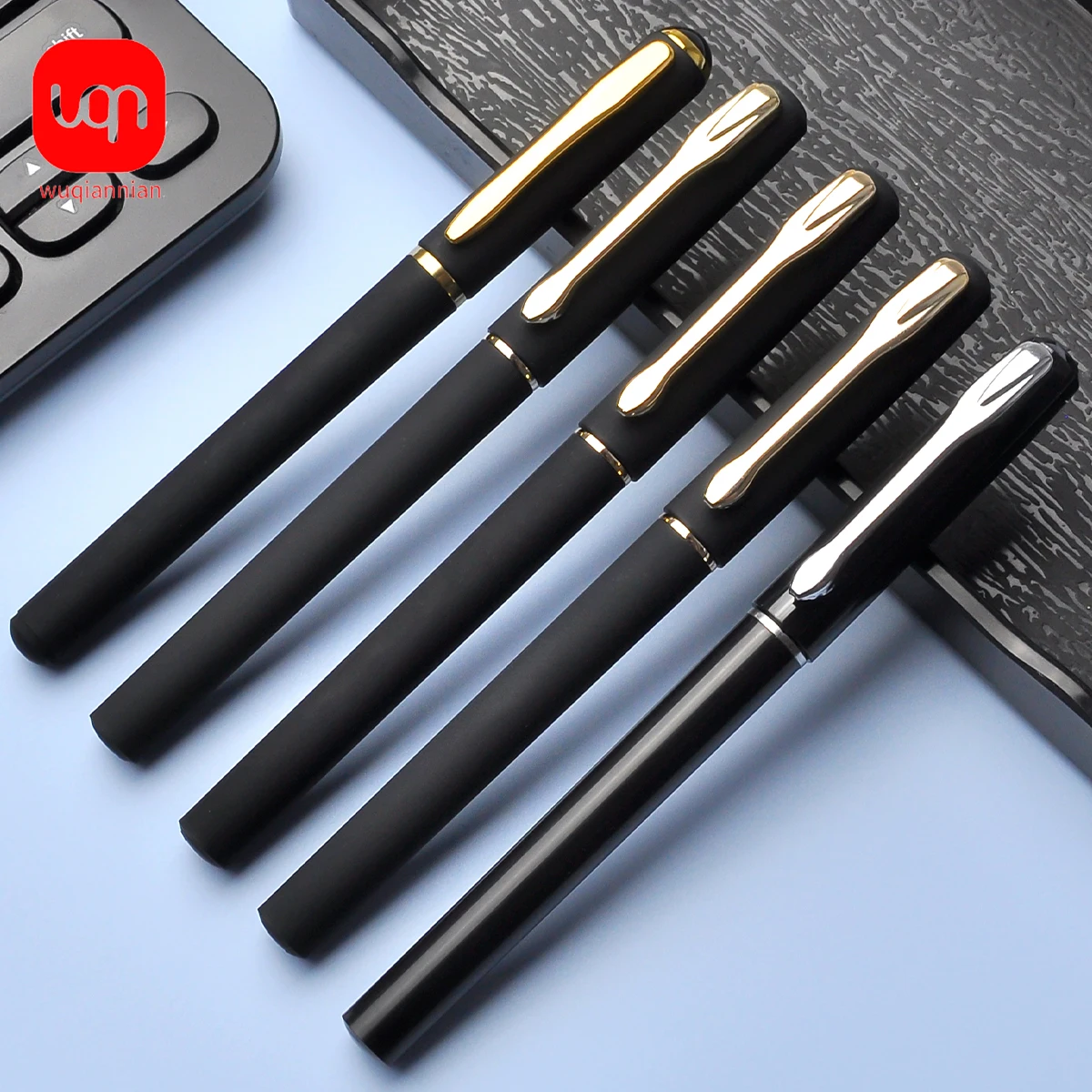 قلم جل ذو سعة كبيرة WQN 0.5/0.7 مل، قلم مكتب للكتابة السلسة 3/6/12 قطعة #2