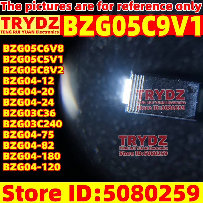 20 piezas nuevo BZG05C9V1 BZG05C6V8 BZG05C5V1 BZG05C8V2 BZG04-12 BZG04-20 BZG04-24 BZG03C36 BZG03C240 BZG04-75 -82 BZG04-180 -120