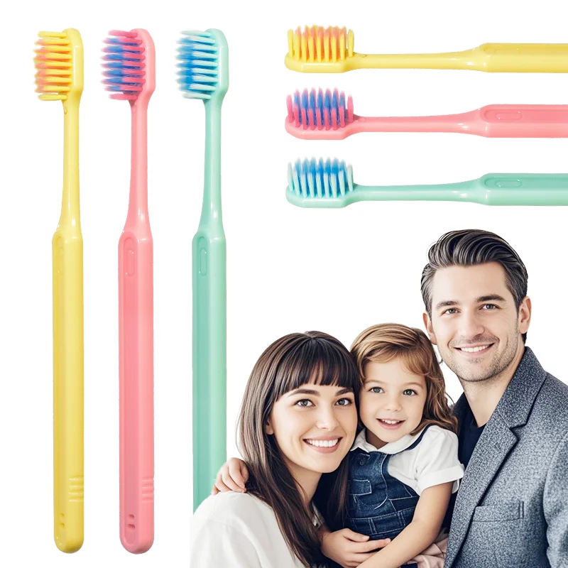 

5pcs Soft Bristles Toothbrush Men Women Adult Household Tooth Brush Orthodontic Teeth Brush Oral Hygiene Tools Teeth Whitening