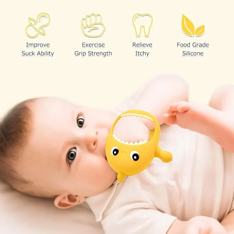 Baby Teether Gloves Kids Teething Silicone Dental Care Gums Anti-eating Hand Molar Stick BPA Free Baby Accessories Newborn