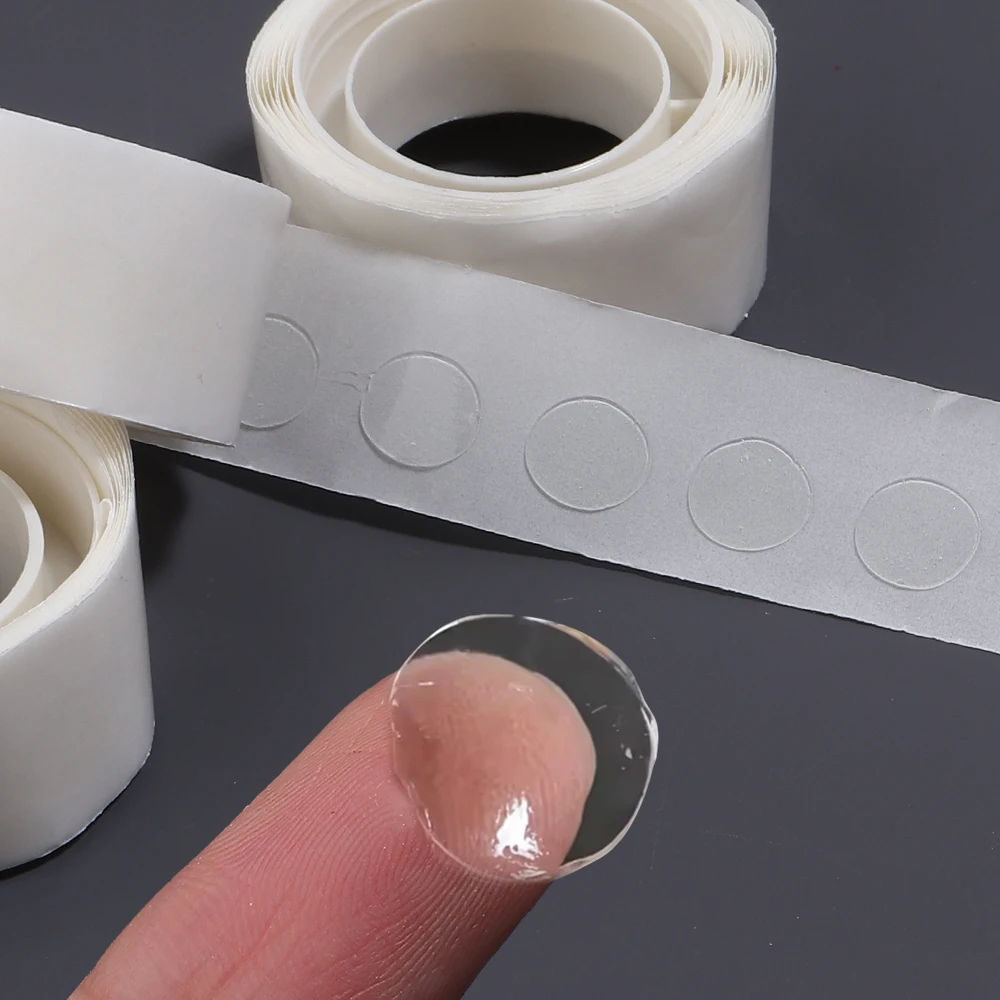 1-10rolls Soft Gel Removable Double Sided Dots Tape No Trace Clear Adhesive Nano Dot Stickers for DIY Crafts Party Home Decor