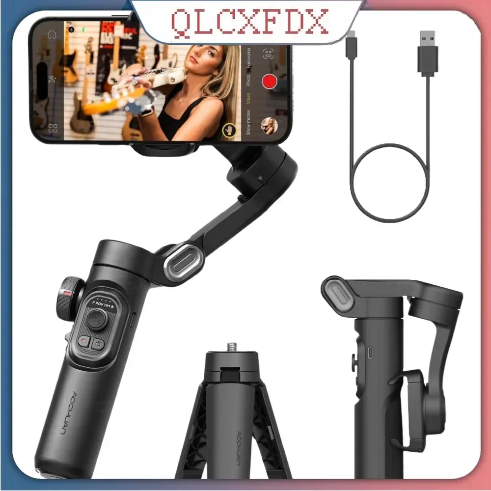 

AOCHUAN Smart XE Профессиональный 3-осевой ручной стабилизатор подвеса для смартфонов iPhone и Android — портативный стабилизатор телефона