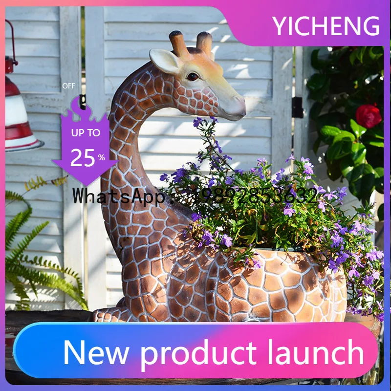 

Садовый декор HYS: Имитация животных для сада, двора, цветочного горшка, балкона, дома, улицы