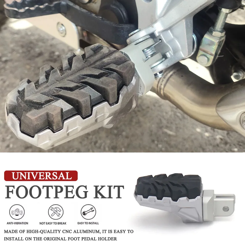 

For Moto Guzzi V85TT Travel V85 TT V100 Mandello S 2022-2024 Motorcycle Front Footrest Foot Pegs Pedals Moto Guzzi Stelvio
