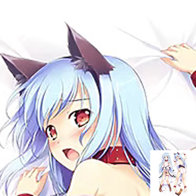

Anime Dakimakura Pillow Case Fate Sexy and Busty Tenshi Hinanawi Double-Sided Halloween Decoration