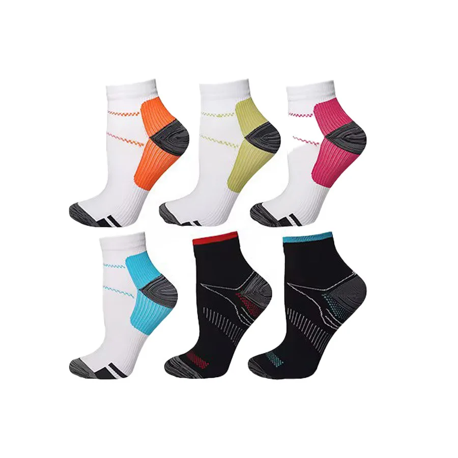 

Compression Socks New Summer White Plantar Fascia Compression Stockings Casual Outdoor Sports Pressure Socks YS001-152