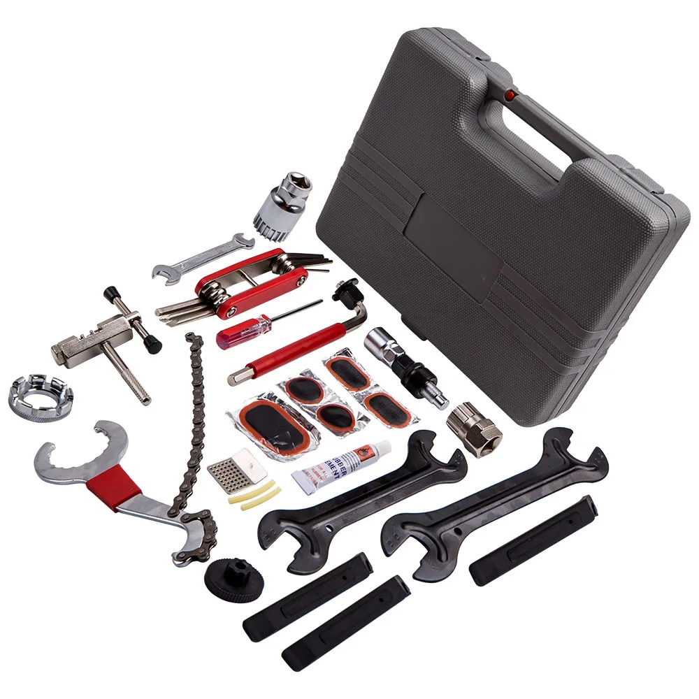 Multifunctional Cycle Bicycle Bike Repair Tool Kit Set Includes Different Kinds of Carbon Steel Tools