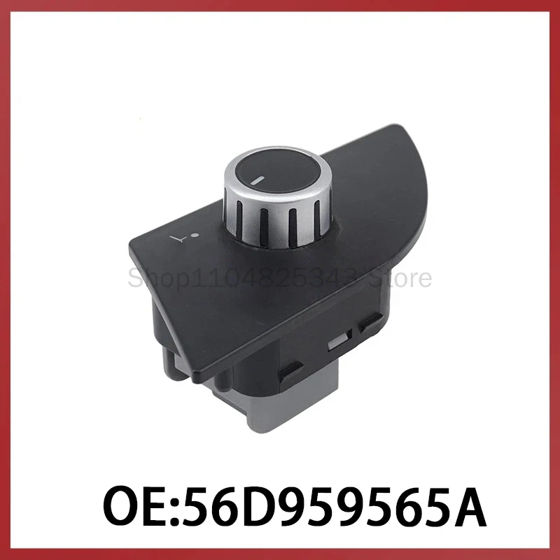 

56D959565A is suitable for Volkswagen auto parts rearview mirror switch electroplating knob reversing mirror adjustment switch