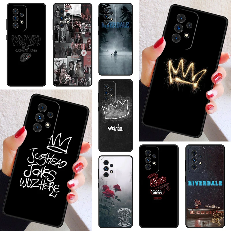 RIVERDALE JUGHEAD JONES WUZ HERE Phone Case Cover For Samsung Galaxy A52 A72 A73 A20e A21S A50 A70 A42 A31 A40 A51 A71 A32 A80