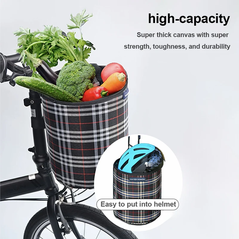 Folding Bicycle Basket Cycling Front Basket Bicycle Cloth Hanging Basket Bicycle Basket Road Bike Basket Bicycle Accessories