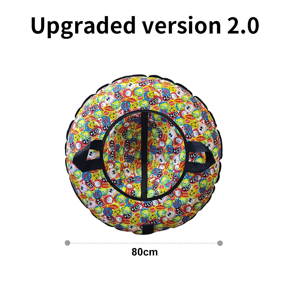 Cold Resistant Pvc Children's Adult Snow Pipe Inflatable Thick Heavy-Duty Snow Pipe Suitable For Teenagers' Outdoor Sleds