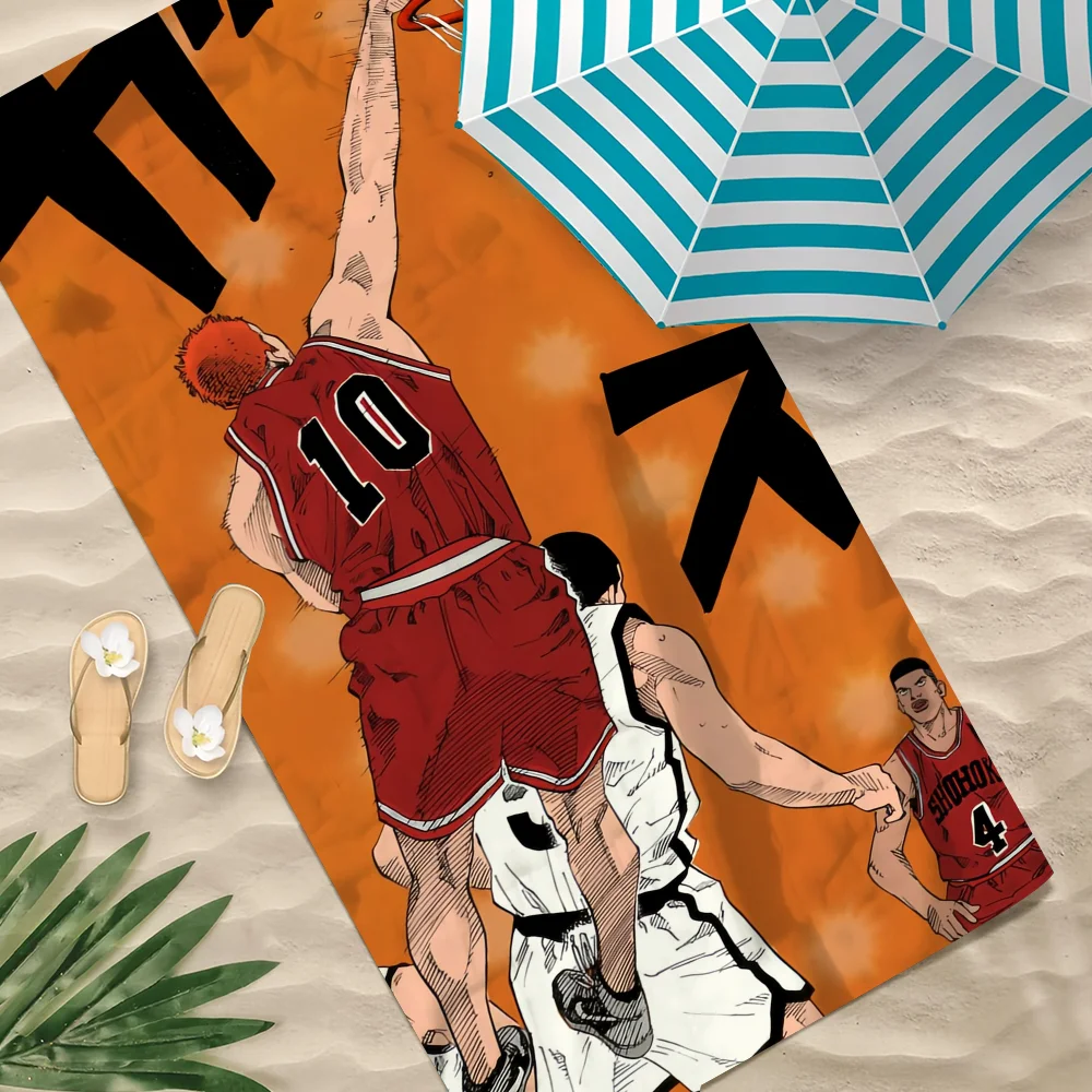 S-SLAM DUNK-K ANIME Towel Beach Quick Dry Soft Pool Towels Gift for Travel Gym Shower Camping sports
