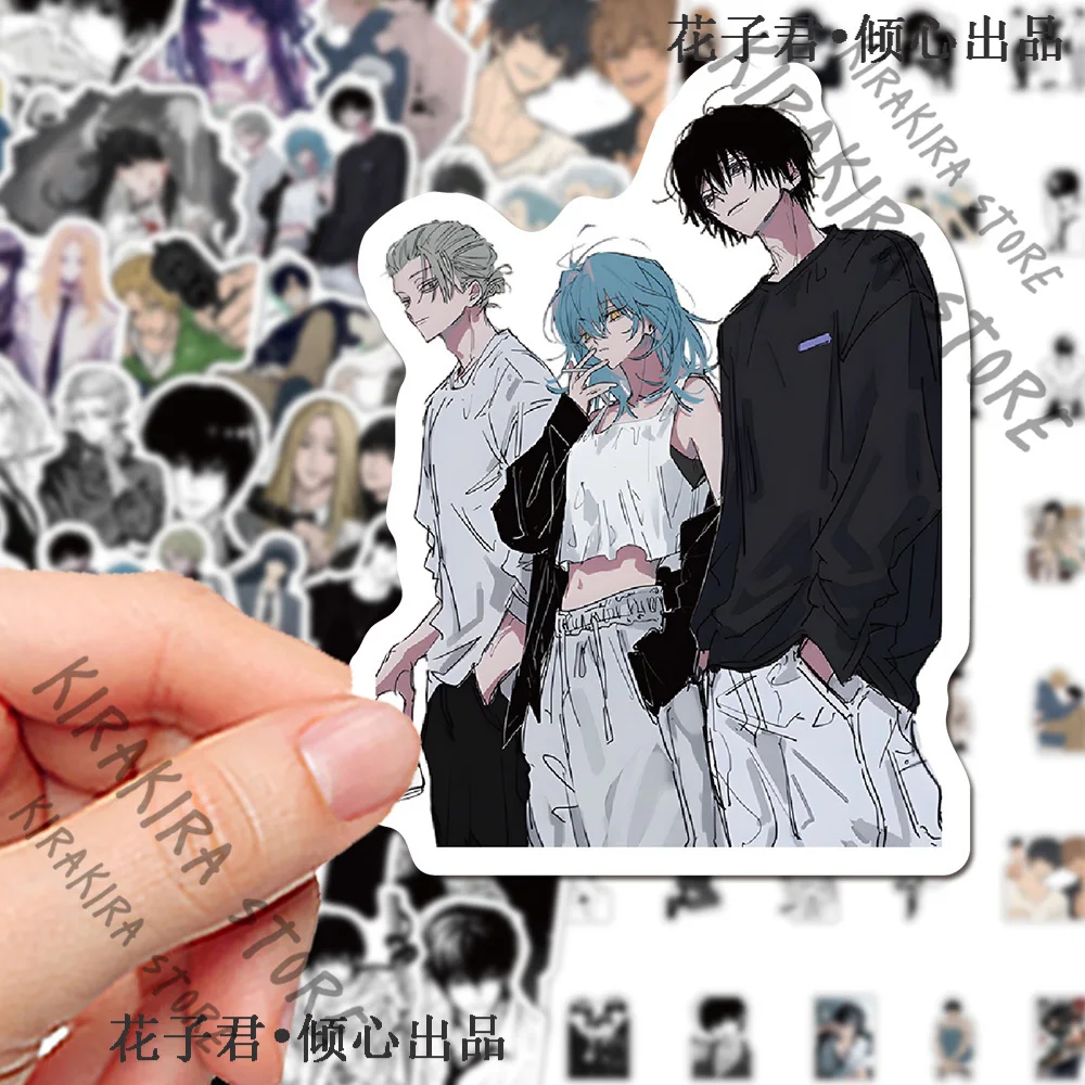 

SAKAMOTO DAYS Nagumo Yoichi Shishiba Cosplay Sticker Cartoon DIY Decals Motorcycle Laptop Phone Waterproof Stickers 63pcs