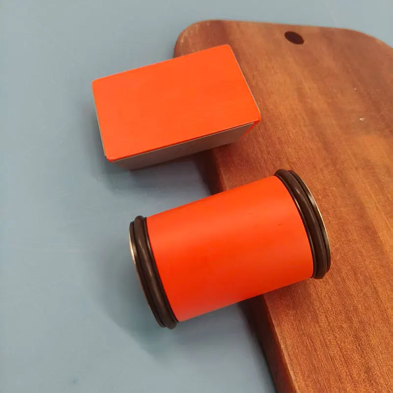 مبراة سكاكين دوارة مستطيلة بأربعة زوايا برتقالية، مجموعة مبراة سكاكين ذات عجلة دوارة، حجر شحذ متدحرج #6