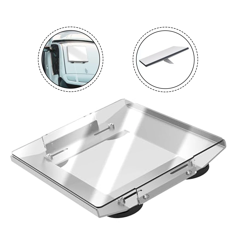 

For Starlink Mini Aluminum Transparent Version Roof Magnetic Mounting Bracket Suction Cup Mount Portable Car Mounting Kit