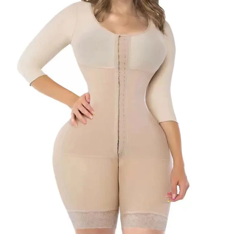 Post Surgery Full Body Shapewear Tummy Control And Butt-Lifting Effect With Built-In Bra For Women Sexy Bodysuit