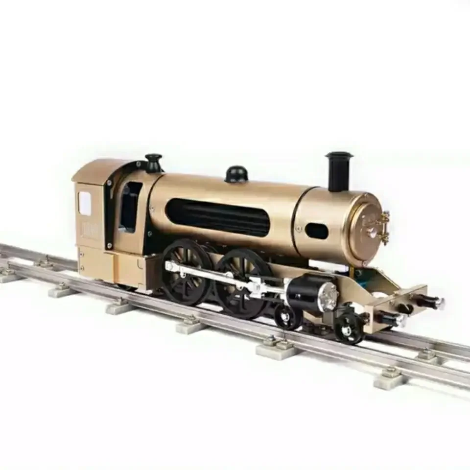Craftsman Two Wheels Steam Train Metal Assembled Model Teaching Aids Adult DIY Toys