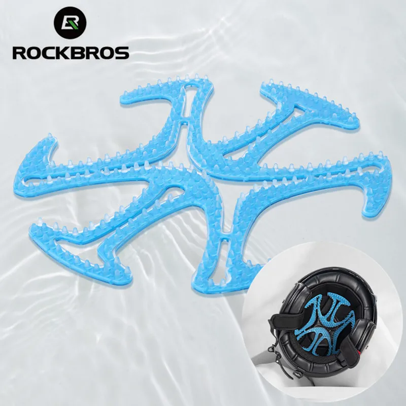 ROCKBROS Helmet Liner Pad Anti-deformation Silicone Helmet Pad Ventilate Breathable Cycling Motorcycle Helmet Ventilation Liner