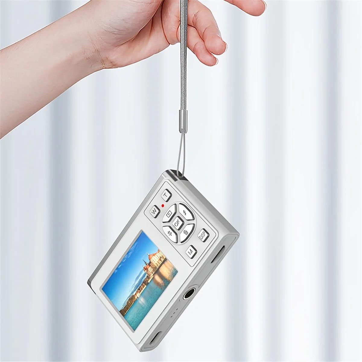 NEW HD Digital Camera Mini Student Activity CCD Selfie Card Camera 50 Million Pixels 2.2 Inch Display for Travel Black