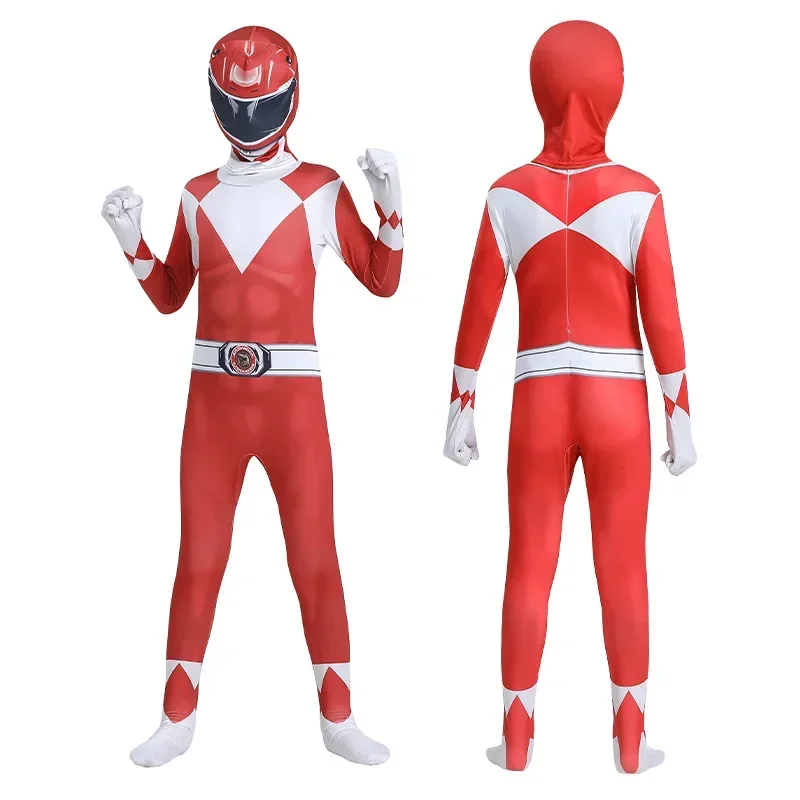 Kostium na Halloween dla dzieci moc Morpher superbohater Samuraj Sentai shinkinger Rangers cosplay chłopcy dziewczęta Fantasia kostium na boże narodzenie