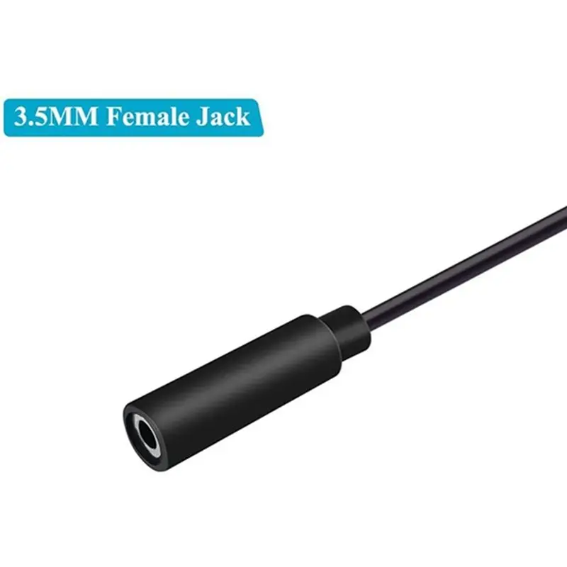 AS95 100Pcs 3.5mm Female Jack to Bare Wire 2 Pole Mono Audio Cable Replacement Connector