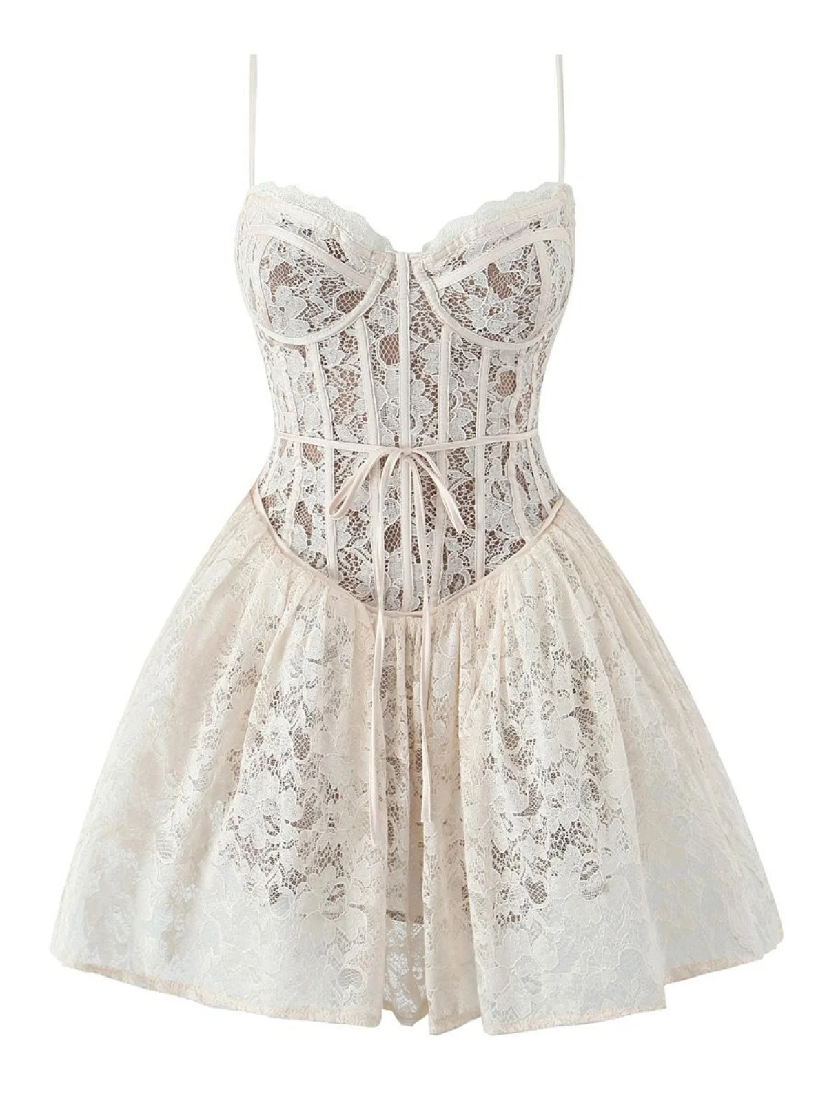 

Pure Desire Heavy Work Кружевной ремень Fibone Талия Тонкая юбка ort Сексуальное бюстье Dr Высокая талия Полиэстер Весна Осень Зима