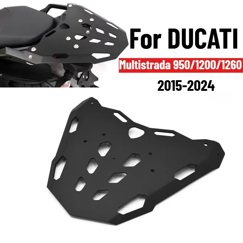 For DUCATI Multistrada 950 1200 1260 2015-2024 Motorcycle Rear Luggage Rack Trunk Support Carrier Holder Shelf Bracket Accessory