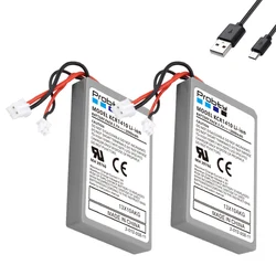 2x 2000mAh Rechargeable Battery For SONY Dualshock 4 V1 V2 Wireless Controller Playstation GamePad PS4 PS4 PRo slim LIP1522