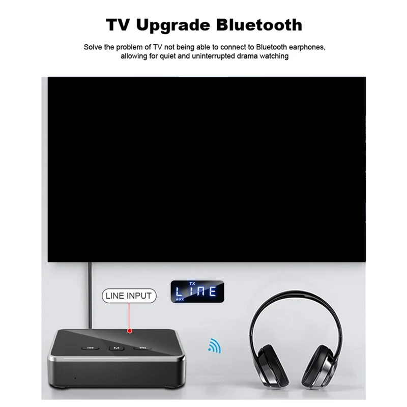 

LBER New Bluetooth RCA Receiver 5.3 Aptx HD 3.5Mm Jack Aux Wireless Adapter Music For TV Car 2RCA Audio Receiver Adapter