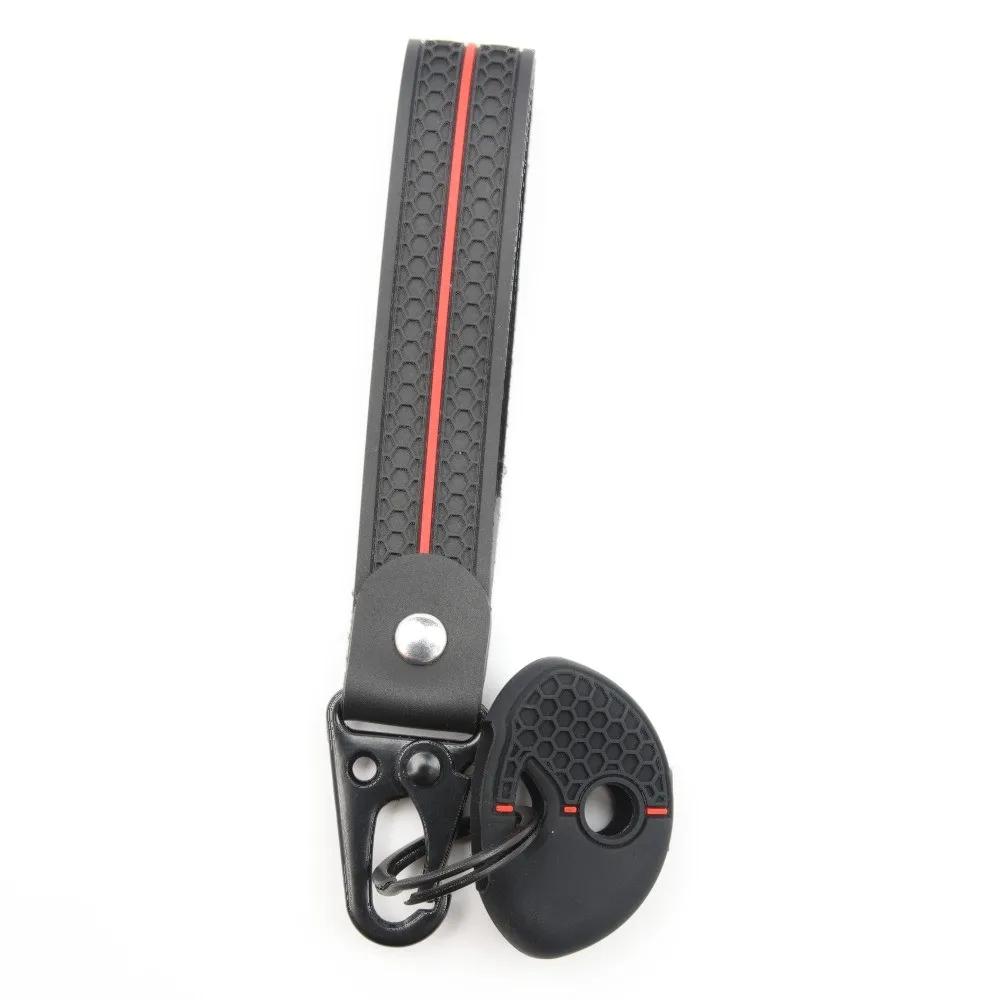 Soft Silicone Key Fob Case For BMW K1200R R1200RT K1300R S1000RR F650GS F800GS F800ST with wrist carabiner Car Accessory