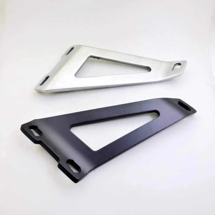 Motorcycle Exhaust Hanger Brackets Black Chrome Mount For Suzuki GSXR 600 750 GSXR 1000 Yamaha YZF R1 yzr-r1 Kawasaki ZX6R ZX9R