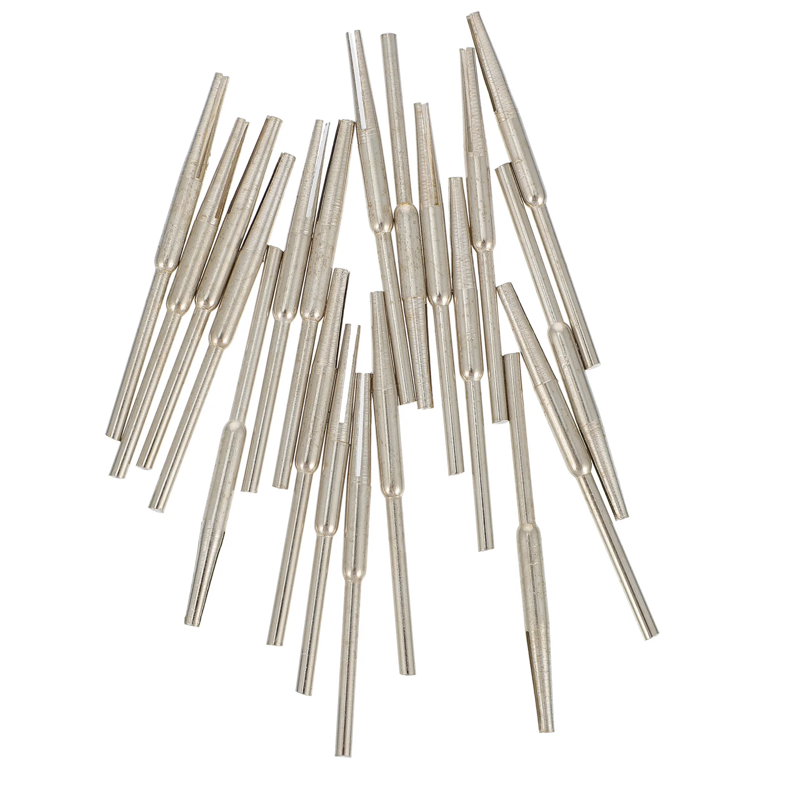 

20pcs Sandpaper Rod Sandpaper Holder Clip 2.35Mm Shank Sturdy Iron Material For Polishing Papers Electric Accessories Tool